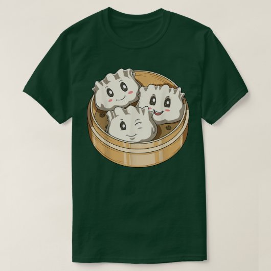 Cute Dim Sum Dumpling Lovers Funny Dumplings Kawai T-shirt (Design voorkant)