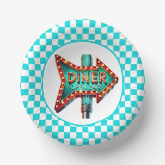 Cute Diner retro party  Papieren Kommen