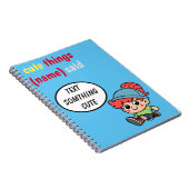 Cute Dingen Die Mijn Kind Zei Notitieboek (Rechterzijde)