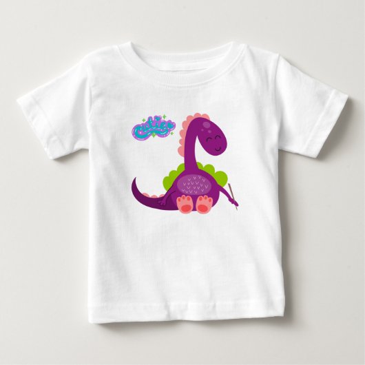 Cute Dino Baby T-Shirt (Voorkant)