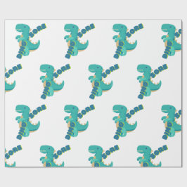 Cute dino cadeaupapier