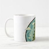 Cute Dino Friend Anime Boy - Green Dinosaur Koffiemok (Links)