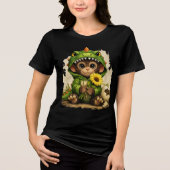 Cute Dino Monkey T-Shirt – Adorable Animal Gift (Voorkant)