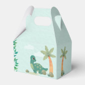 Cute Dino ThUnited Kind Birthday Party Bedankdoosjes (Achterkant)