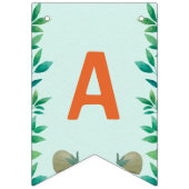 Cute Dino ThUnited Kind Birthday Party Vlaggetjes (Tweede vlag)