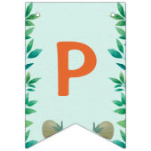 Cute Dino ThUnited Kind Birthday Party Vlaggetjes (Derde vlag)