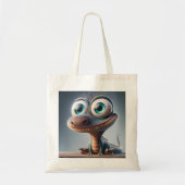 Cute Dino Tote Bag (Voorkant)