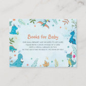 Cute Dinosaur 1e verjaardag Informatiekaartje (Voorkant)