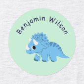 Cute Dinosaur Aangepaste naam voor kinderen Labels (Design 1)