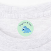 Cute Dinosaur Aangepaste naam voor kinderen Labels (Aangebracht)