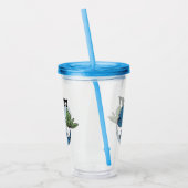 Cute Dinosaur Acryl Drinkbeker (Links)