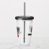 Cute Dinosaur Acryl Drinkbeker (Rechts)