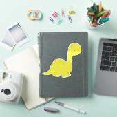Cute Dinosaur, Baby Dinosaur, Dino, Brontosaurus Sticker (iPad Cover)