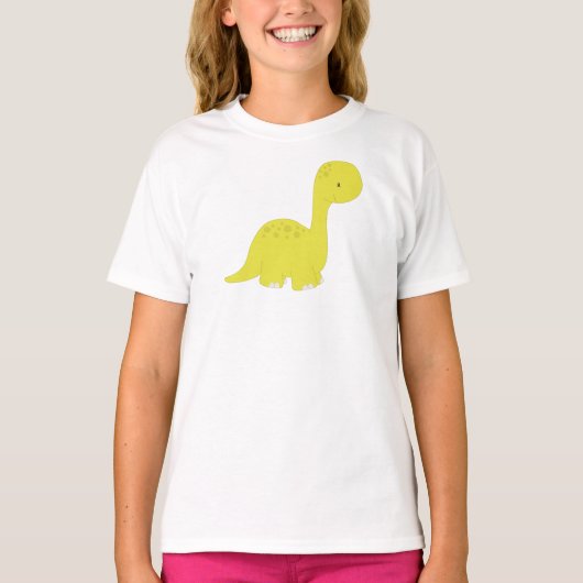 Cute Dinosaur, Baby Dinosaur, Dino, Brontosaurus T-shirt (Voorkant)