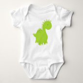Cute Dinosaur, Baby Dinosaur, Dino, Stegosaurus Romper (Voorkant)