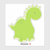 Cute Dinosaur, Baby Dinosaur, Dino, Stegosaurus Sticker (Vel)