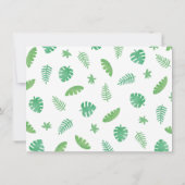 Cute Dinosaur Baby en mam Baby shower Kaart (Achterkant)