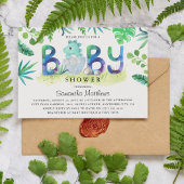 Cute Dinosaur BABY Invitation Kaart