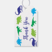 Cute Dinosaur Baby shower Dino Pink Girl Cadeaulabel (Voorkant)