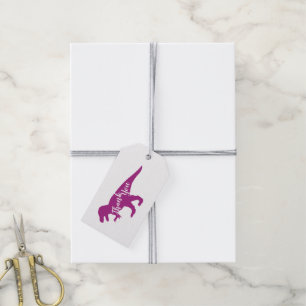 Cute Dinosaur Baby shower Dino Pink Girl Cadeaulabel