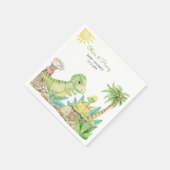 Cute Dinosaur Baby shower Servet (Hoek)