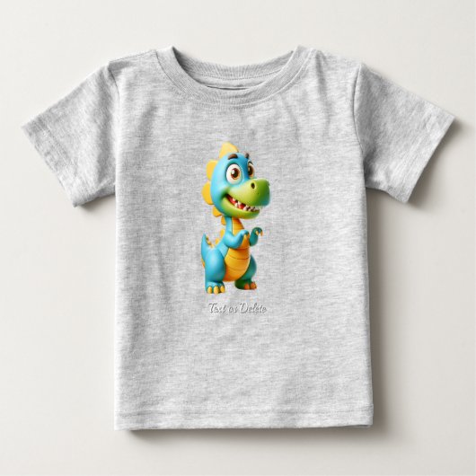 Cute Dinosaur Baby T-shirt (Voorkant)