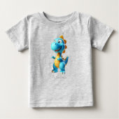 Cute Dinosaur Baby T-shirt (Voorkant)