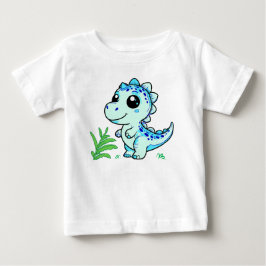 Cute Dinosaur Baby T-Shirt – Baby Fijne Jersey