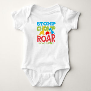 Cute Dinosaur Birthday Boy Baby Tshirt