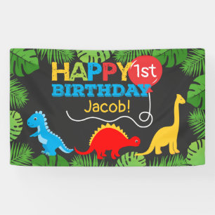 Cute Dinosaur Birthday Boy Spandoek