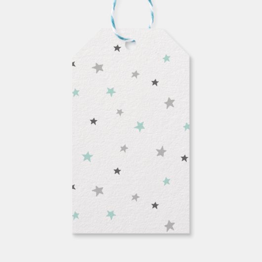  Cute Dinosaur Birthday Cadeaulabel (Achterkant)