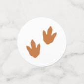 Cute Dinosaur Birthday Confetti (Kleine voorkant)