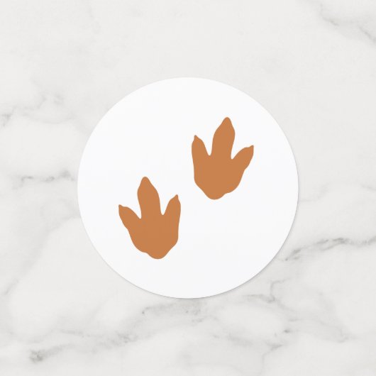 Cute Dinosaur Birthday Confetti (Kleine voorkant)