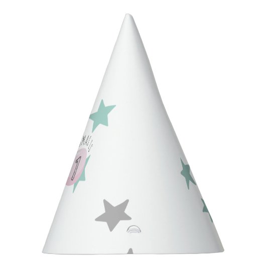  Cute Dinosaur Birthday Feesthoedjes (Rechts)