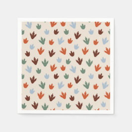 Cute Dinosaur Birthday Party Napkins Servet