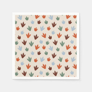 Cute Dinosaur Birthday Party Napkins Servet