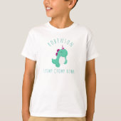Cute Dinosaur Birthday T-shirt (Voorkant)