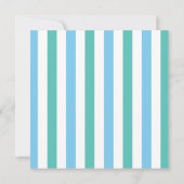 Cute Dinosaur Blue en Green Kaart (Achterkant)