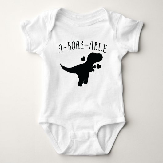 Cute Dinosaur Bodysuit Sleeper (Voorkant)
