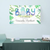 Cute Dinosaur Boy Baby shower Spandoek (Beurs)
