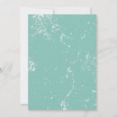 Cute Dinosaur Boys Birthday Party Invitation Kaart (Achterkant)