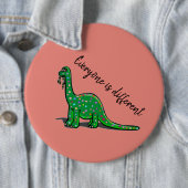 Cute Dinosaur Button (In situ)