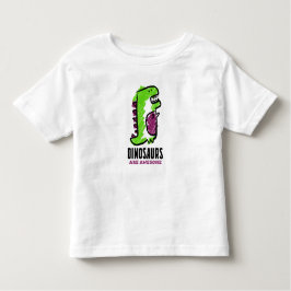 Cute Dinosaur Cartoon Kinder Shirts