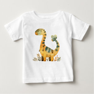 Cute Dinosaur Cartoon – Leuke Dino T-shirt voor ba