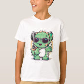 Cute Dinosaur Cartoon T-shirt (Voorkant)