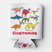 Cute Dinosaur Collectie Thunder_Cove Blikjeskoeler (Voorkant)