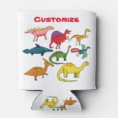 Cute Dinosaur Collectie Thunder_Cove Blikjeskoeler (Achterkant)