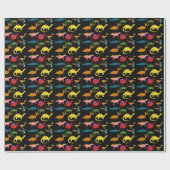 Cute Dinosaur Collectie Thunder_Cove Cadeaupapier (Vlak)