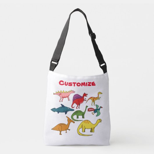 Cute Dinosaur Collectie Thunder_Cove Crossbody Tas (Voorkant)