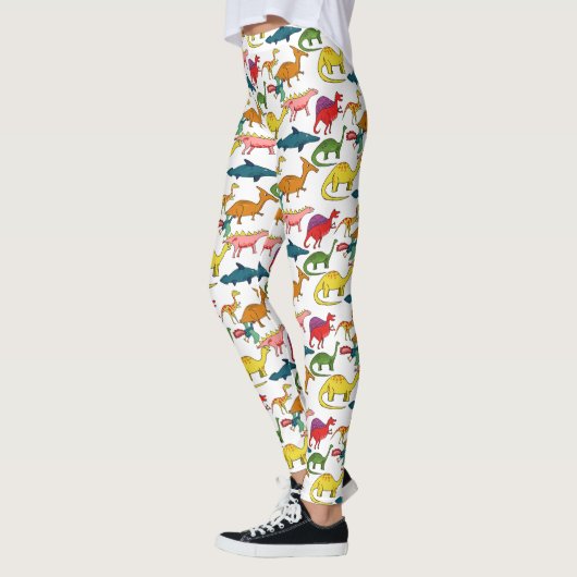 Cute Dinosaur Collectie Thunder_Cove Leggings (Links)